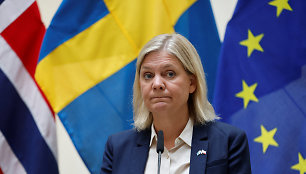 Švedijos premjerė pripažino dešiniųjų pergalę rinkimuose, žada trauktis iš pareigų