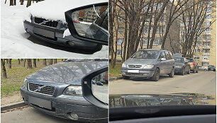 Daugiabučio Kaune gyventojas piktinasi kieme vietą užimančiais apleistais automobiliais