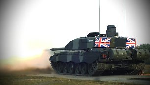 Britų tanko atnaujinimo „Challenger 2“ prototipas