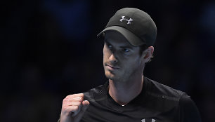 Andy Murray nugalėjo Novaką Džokovičių ir triumfavo „ATP World Tour Finals“ turnyre