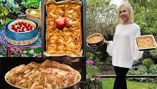 Audronė Bunikienė ir jos obuolių pyragas