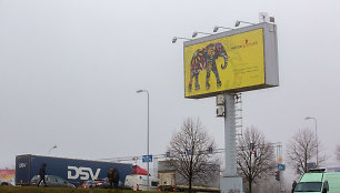 Reklaminiai stendai Vilniaus gatvėse