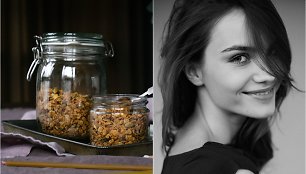 Julija Steponavičiūtė ir jos ruošta granola