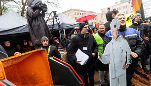 Vilniuje prasidėjo žemdirbių mitingas