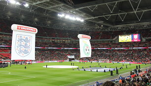 Lietuvos ir Anglijos futbolo sirgaliai Londone ir &bdquo;Wembley&ldquo; stadione