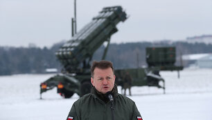 Lenkų gynybos ministras Mariuszas Blaszczakas