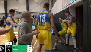 Incidentas NKL rungtynėse &Scaron;ilutėje