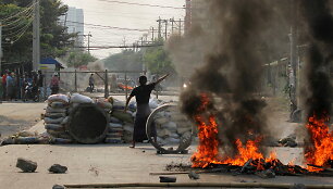 Protestas Mianmare