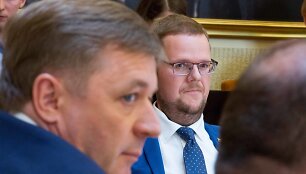 Ramūnas Karbauskis ir Justas Džiugelis
