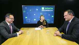 15min debatuose - Virgilijus Alekna ir Žygimantas Pavilionis