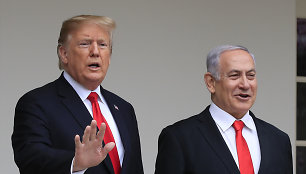 Donaldas Trumpas ir Benjaminas Netanyahu