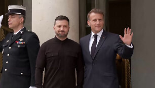 Volodymyras Zelenskis, Emanuelis Macronas