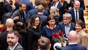 Seimo narių pažymėjimų įteikimo ceremonija