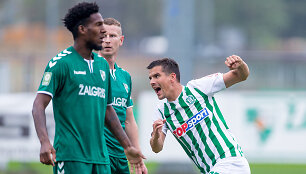 Vilniaus &bdquo;Žalgiris&ldquo; pasiekė pergalę Kaune. Andrija Kaludžerovičius