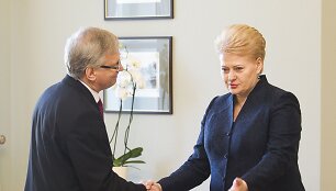 Dalia Grybauskaitė ir Rimantas &Scaron;adžis