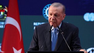 Turkijos prezidentas Recepas Tayyipas Erdoganas / Hasnoor Hussain / REUTERS