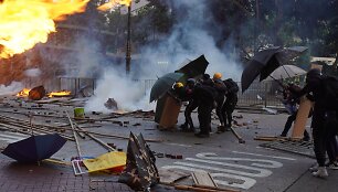 Protestai Honkonge