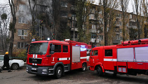 Raketomis apšaudytas Kyjivas