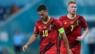 Edenas Hazardas ir Kevinas De Bruyne