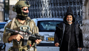 Izraelio karys Gazos Ruože / ZAIN JAAFAR / AFP