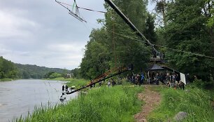Filmo &bdquo;Vogti arklius&ldquo; filmavimas