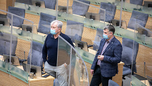 Kęstutis Glaveckas ir Valius Ąžuolas