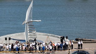 Jūrininkų pagerbimo ceremonija prie „Albatroso“ paminklo