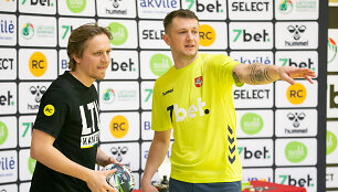 Lietuvos rankinio rinktinė prie&scaron; &bdquo;Radiocentrą&rdquo;