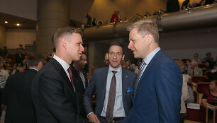 Gabrielius Landsbergis ir Remigijus &Scaron;ima&scaron;ius