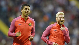 Luisas Suarezas ir Lionelis Messi