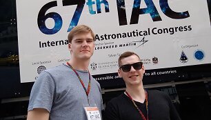 &bdquo;Lietuva Mėnulyje 2018&ldquo; organizatoriai &ndash; Tarptautiniame astronautikos kongrese Meksikoje
