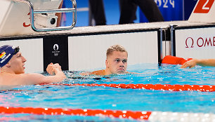 Paryžiaus olimpinių žaidynių plaukimo varžybos. Danas Rapšys