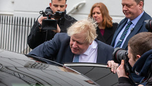Borisas Johnsonas pakeliui į Bendruomenių Rūmus