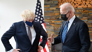 Borisas Johnsonas ir Joe Bidenas