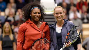 Serena Williams ir Caroline Wozniacki