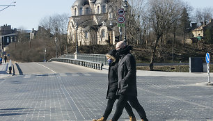 Ištuštėjęs Vilnius karantino metu. Antra savaitė