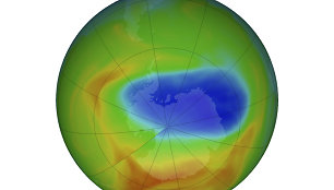 Ozono skylės dydis 2019 m. spalį