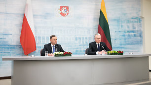 Andrzejus Duda ir Gitanas Nausėda