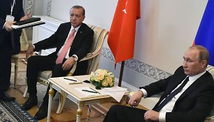 Vladimiro Putino ir Recepo Tayyipo Erdogano susitikimas