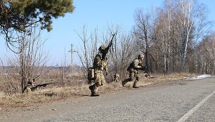Ukrainos kariai per pratybas