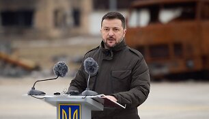 Ukrainos prezidentas Volodymyras Zelenskis
