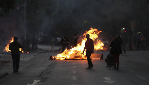 Protestai Čilėje