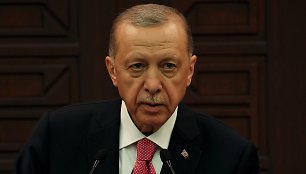 Turkijos prezidentas Recepas Tayyipas Erdoganas