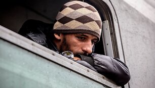 Migrantai Tovarniko (Kroatija) geležinkelio stotyje
