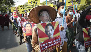 Aung San Suu Kyi rėmėjai