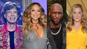 Mickas Jaggeris, Mariah Carey, Lamaras Odomas, Amy Schumer