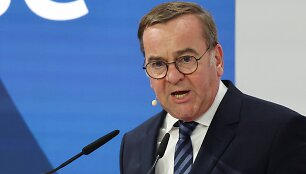 Vokietijos gynybos ministras Borisas Pistorius / Wolfgang Rattay / REUTERS