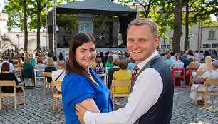 Festivalio organizatoriai Sigita ir Liudas Mikalauskai