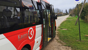 Naujojo mar&scaron;ruto autobusas