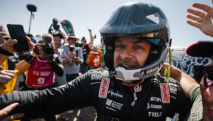 Benediktas Vanagas Dakaro ralio finiše